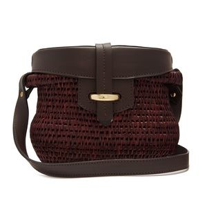 KHOKHO JABU BASKET BAG IN PLUM